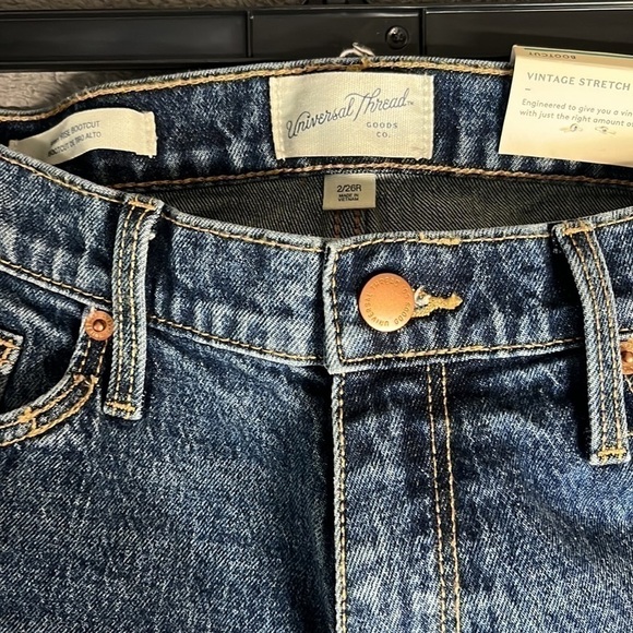 UNIVERSAL thread, high-rise boot, cut women’s denim jeans - Picture 5 of 6